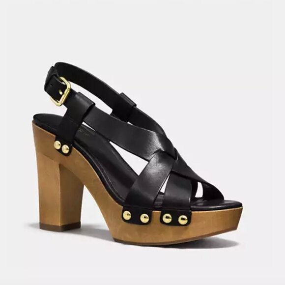 Coach Adessa Platform Slingback Sandal - Picture 1 of 8